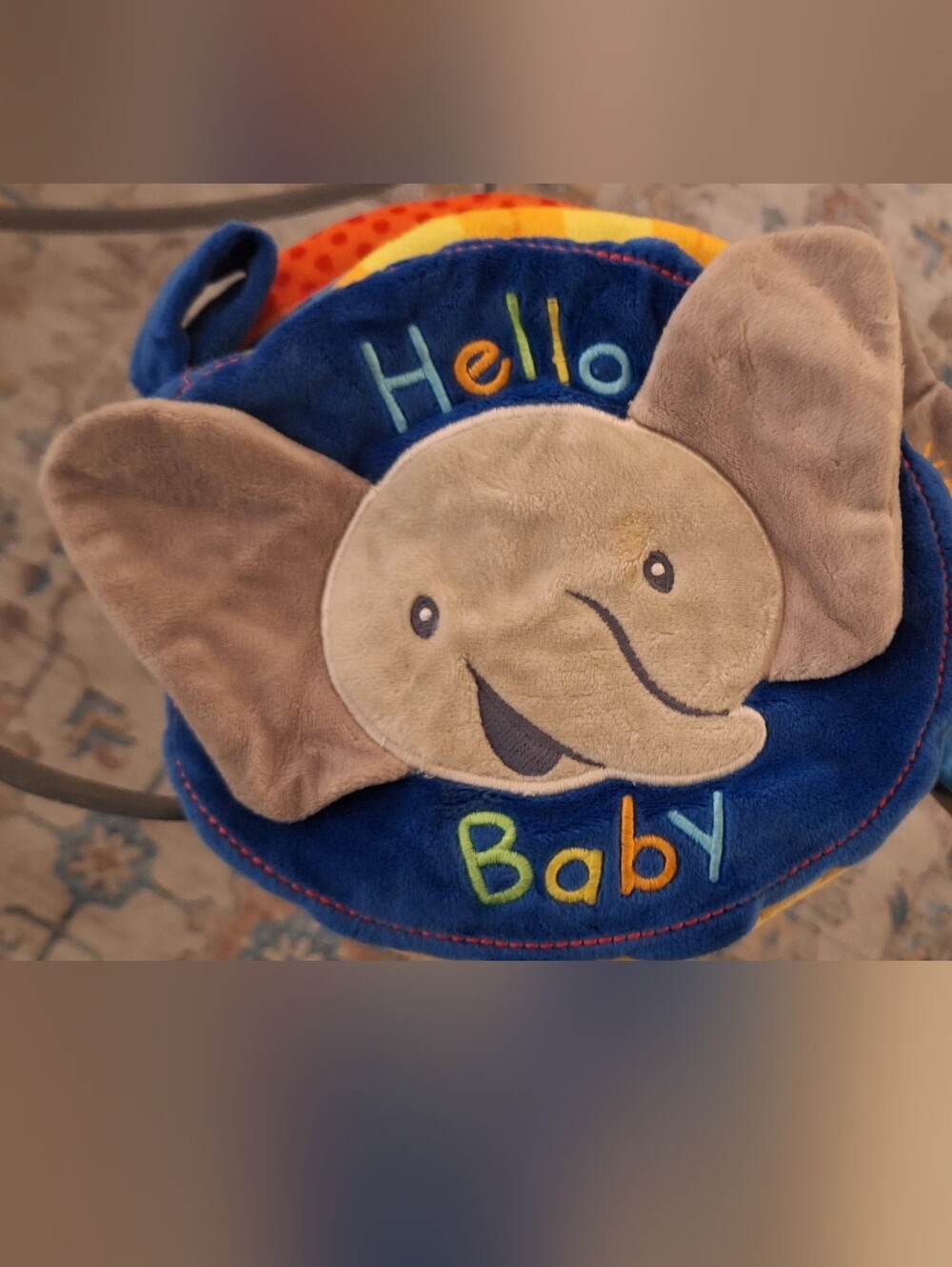 Hello Baby Plush Elephant Kids Backpack - Blue